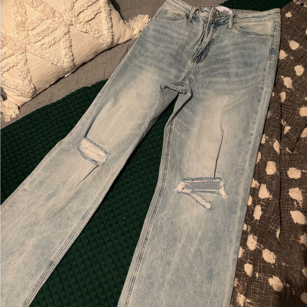 Vervet - Light Blue Distressed Women Jeans- NWOT
